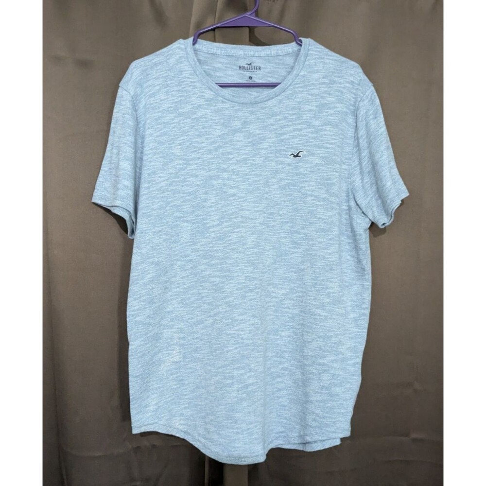 Hollister Mens Blue Short Sleeve Shirt Size L